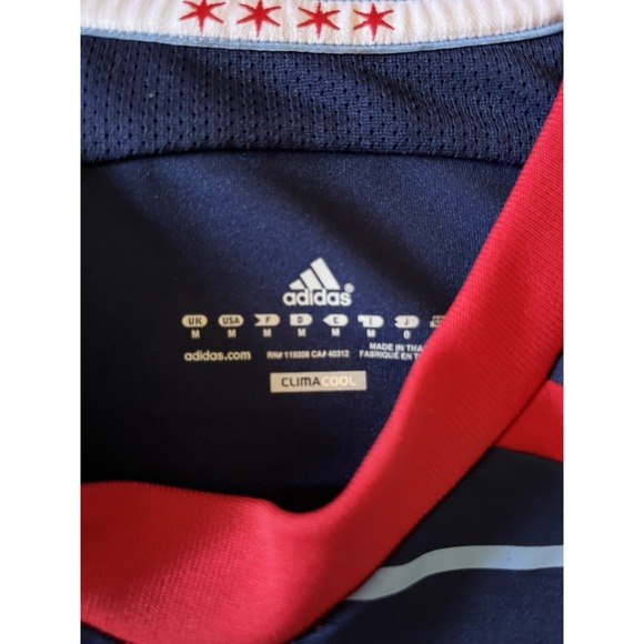 ADIDAS CLIMACOOL CHICAGO FIRE SOCCER GAME JERSEY SIZE MEDIUM MLS - Picture 8 of 12